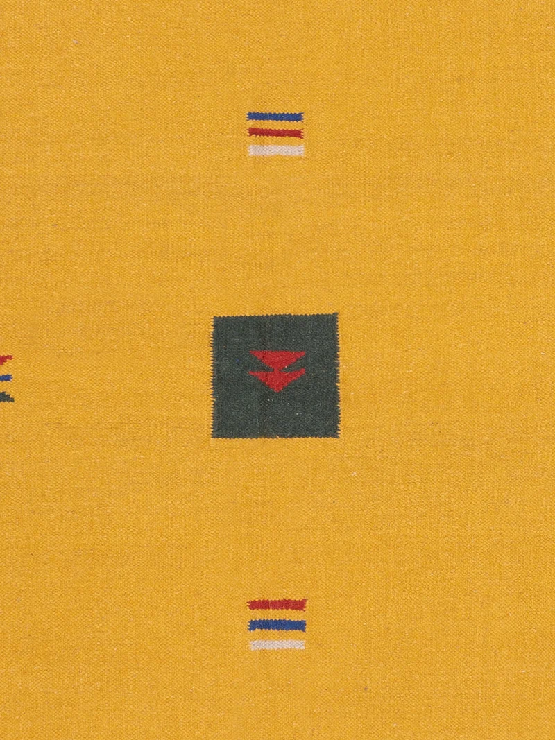 Kelim Modern Teppich 170x240cm - senfgelb