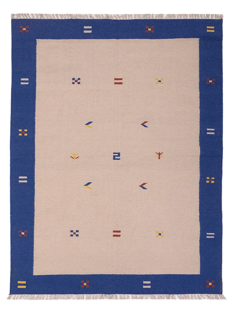 Kelim Modern Teppich 170x240cm - beige