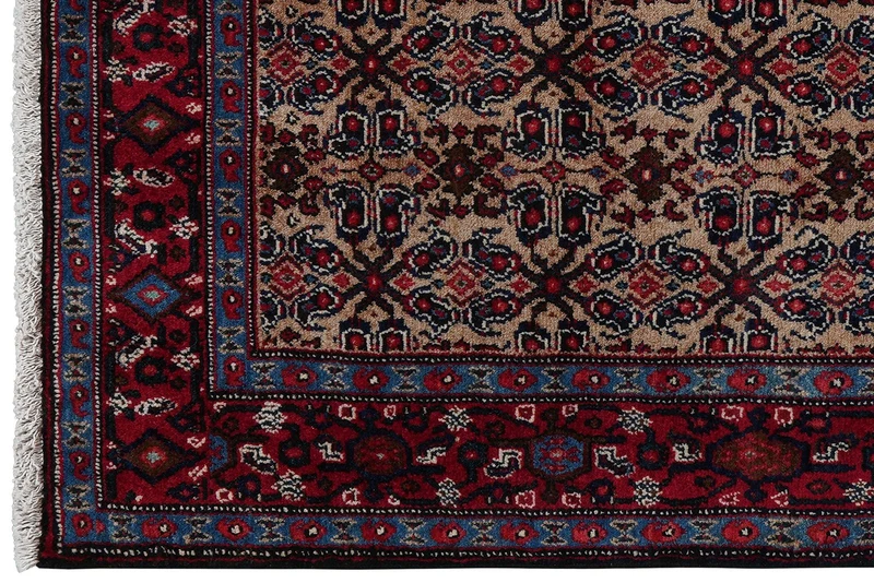 Senneh · Handgeknüpft – Beige, 144x119 cm