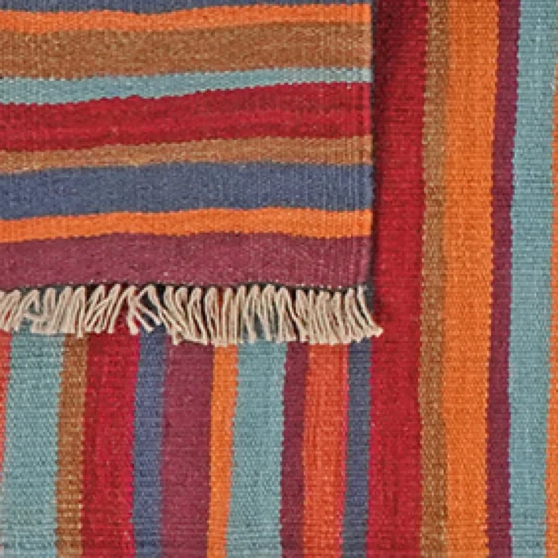Kelim Gashgai · Handgewebt – Bunt, 190x61 cm
