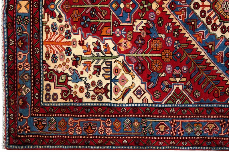 Nahavand · Handgeknüpft – Rot, 241x155 cm