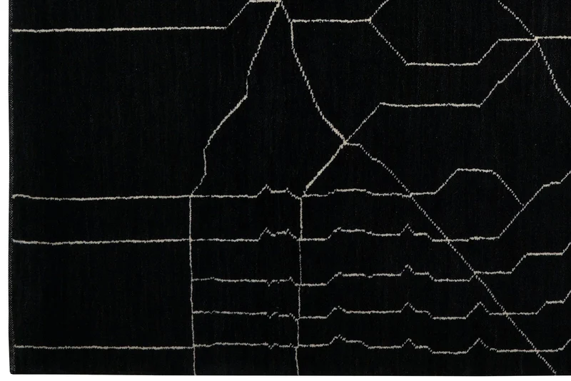 Gabbeh · Handgeknüpft – Schwarz, 280x207 cm