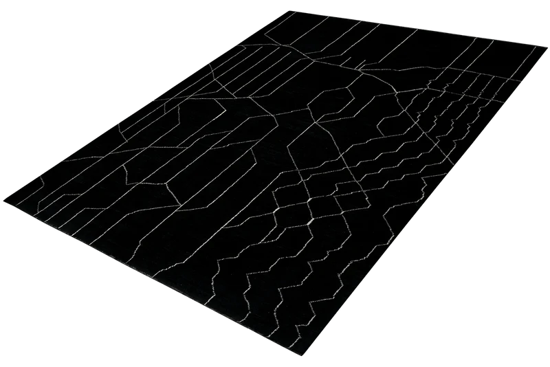 Gabbeh · Handgeknüpft – Schwarz, 280x207 cm