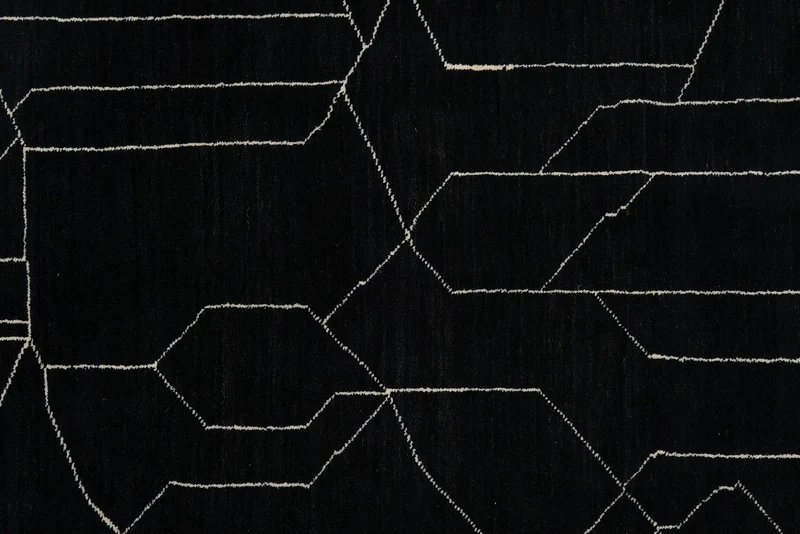 Gabbeh · Handgeknüpft – Schwarz, 280x207 cm