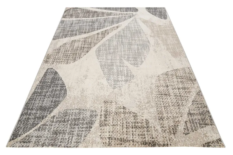 Esprit Teppich Beige Grau Taupe In & Outdoor "Leaf"
