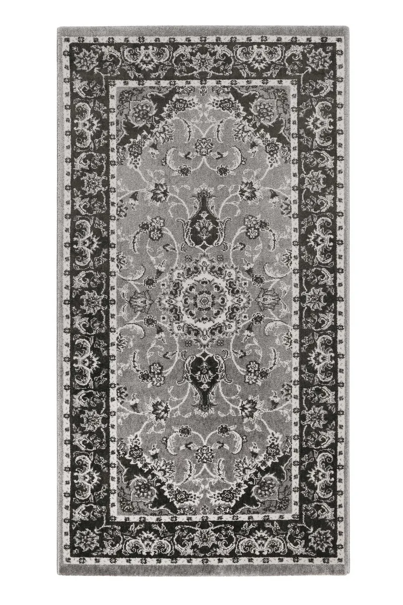 Teppich Grau Anthrazit Kurzflor "Bristol" WECONhome