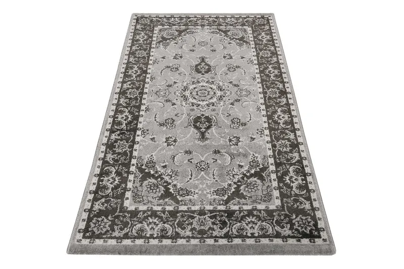 Teppich Grau Anthrazit Kurzflor "Bristol" WECONhome