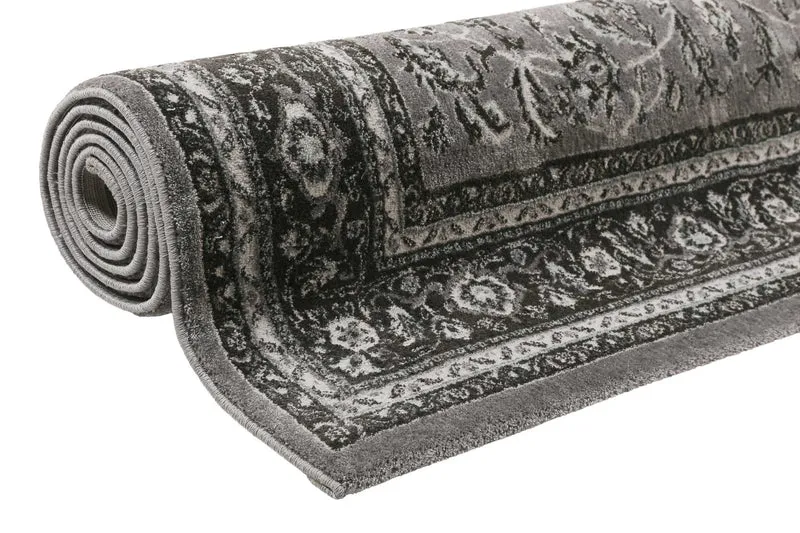 Teppich Grau Anthrazit Kurzflor "Oxford" WECONhome