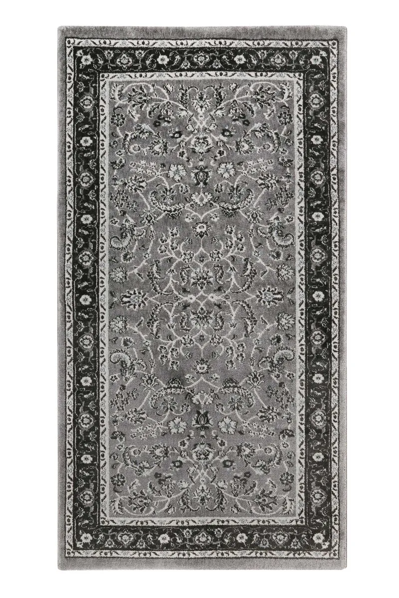 Teppich Grau Anthrazit Kurzflor "Oxford" WECONhome