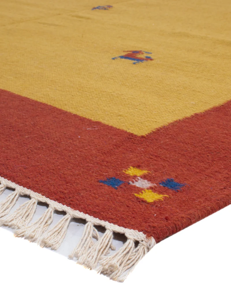 Kelim Modern Teppich 170x240cm - gold