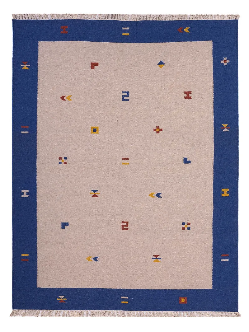 Kelim Modern Teppich 170x240cm - beige