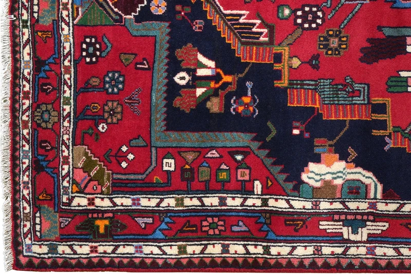 Toysarghan · Handgeknüpft – Blau, 217x137 cm