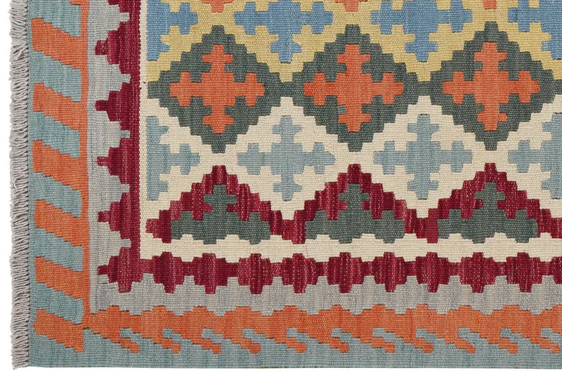 Kelim Gashgai · Handgewebt – Bunt, 178x128 cm