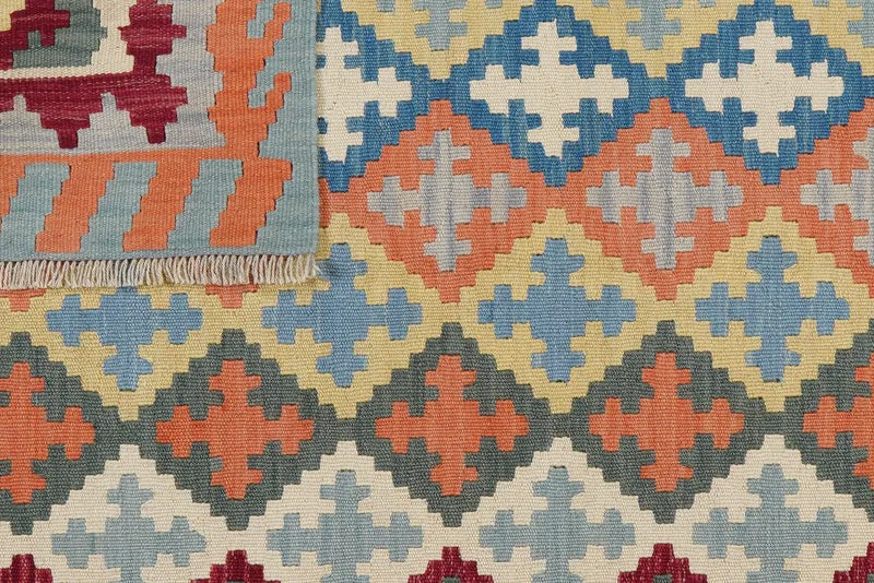 Kelim Gashgai · Handgewebt – Bunt, 178x128 cm