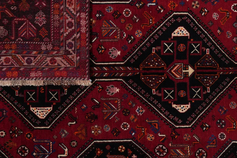 Gashgai · Handgeknüpft – Rot, 268x177 cm