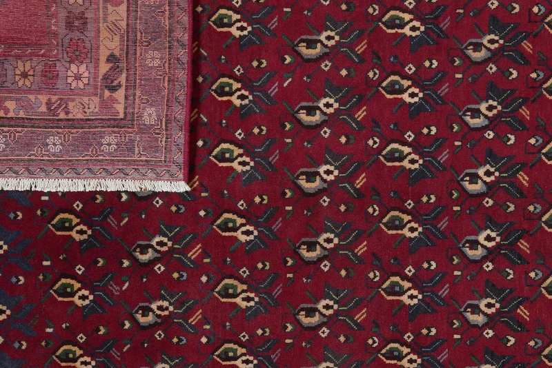 Afshar · Handgeknüpft – Rot, 296x198 cm