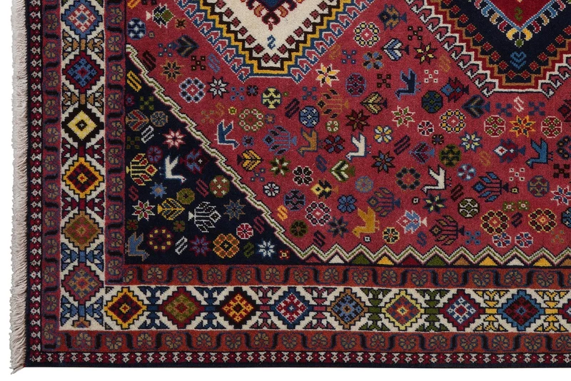 Yalameh · Handgeknüpft – Rot, 196x152 cm
