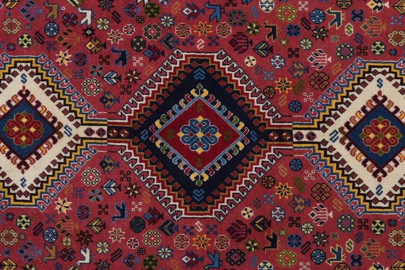 Yalameh · Handgeknüpft – Rot, 196x152 cm