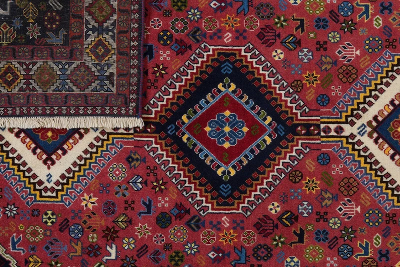Yalameh · Handgeknüpft – Rot, 196x152 cm