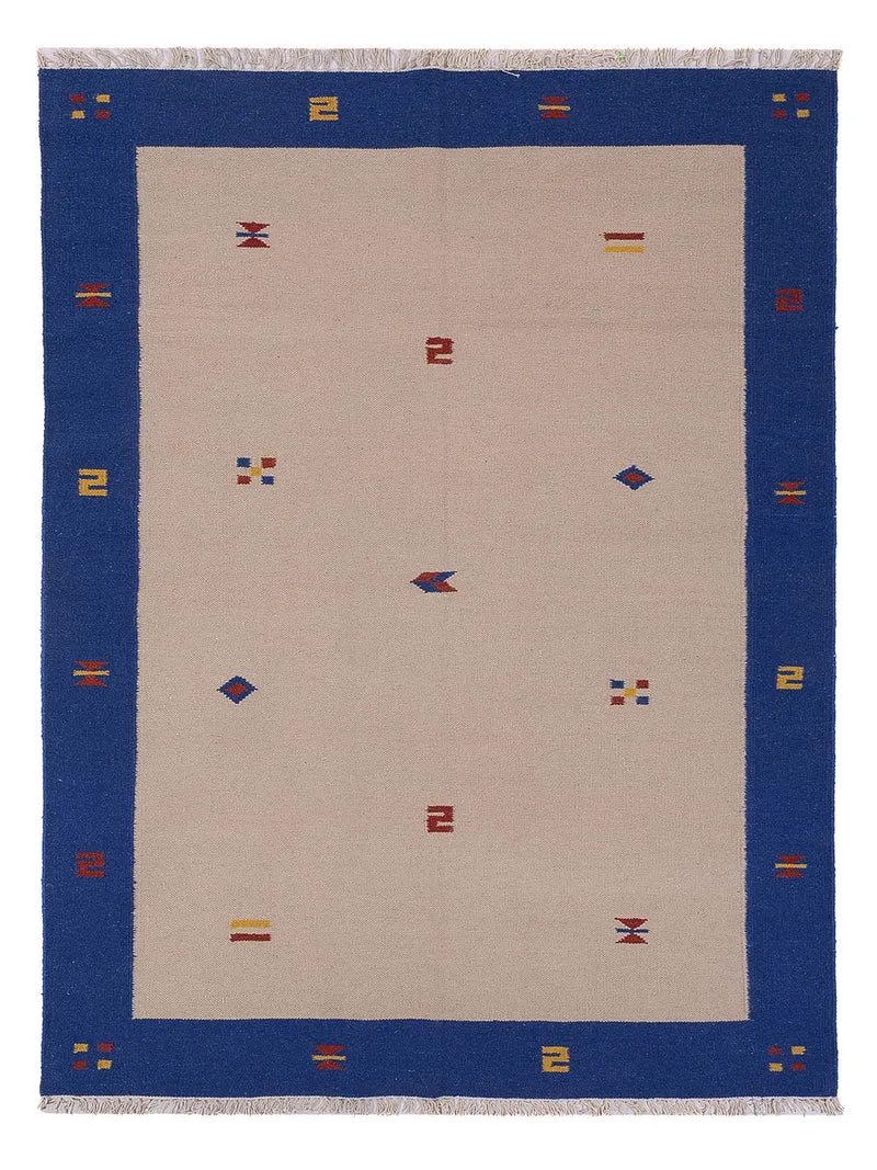Kelim Modern Teppich 170x240cm - beige