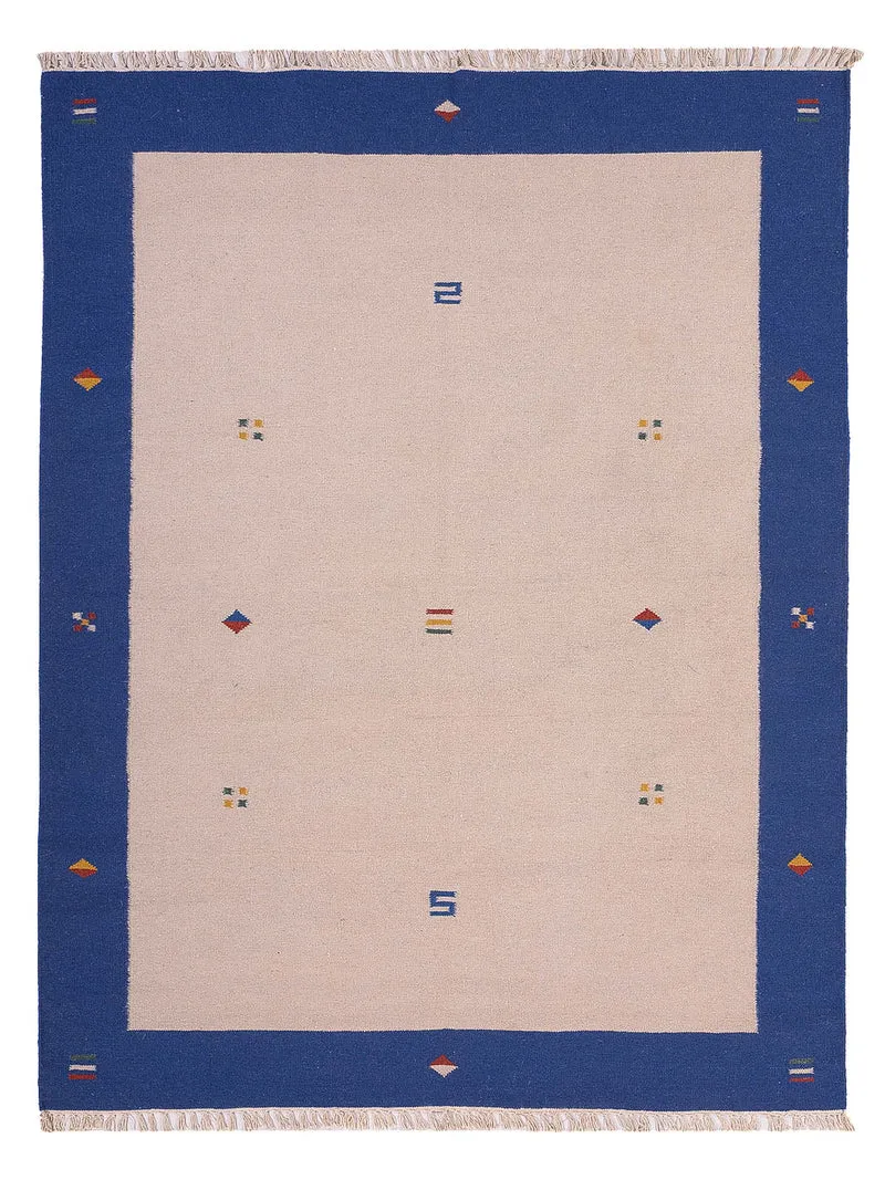Kelim Modern Teppich 170x240cm - beige