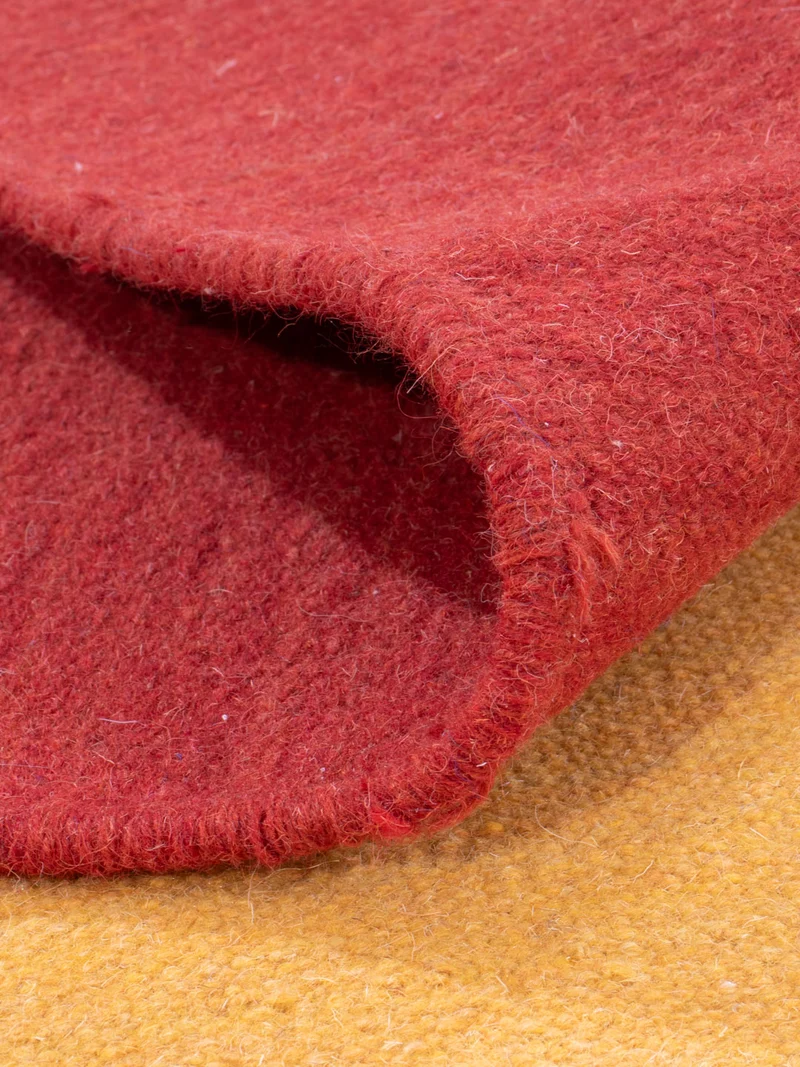 Kelim Modern Teppich 170x240cm - senfgelb