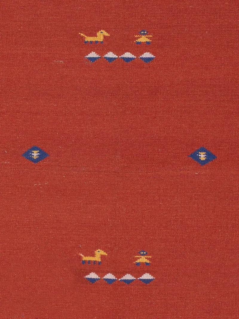 Kelim Modern Teppich 170x240cm - rost