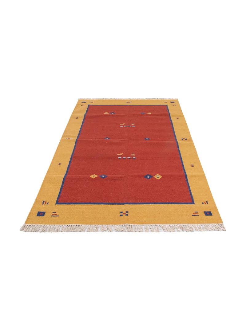 Kelim Modern Teppich 170x240cm - rost