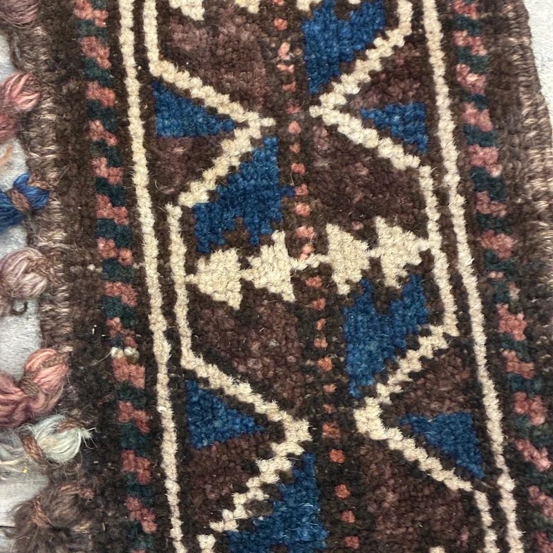 Orient Kelim Band 24x168cm Webband Nomadenteppich Borte Wandbehang Teppich Gebraucht