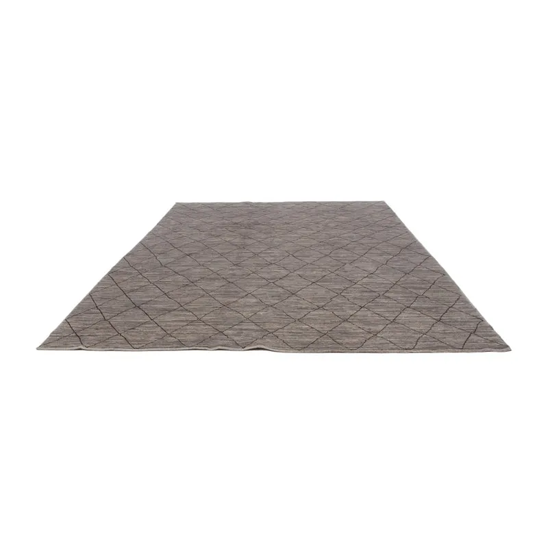 Berber Teppich 256x344cm - Wollteppich - dunkelgrau