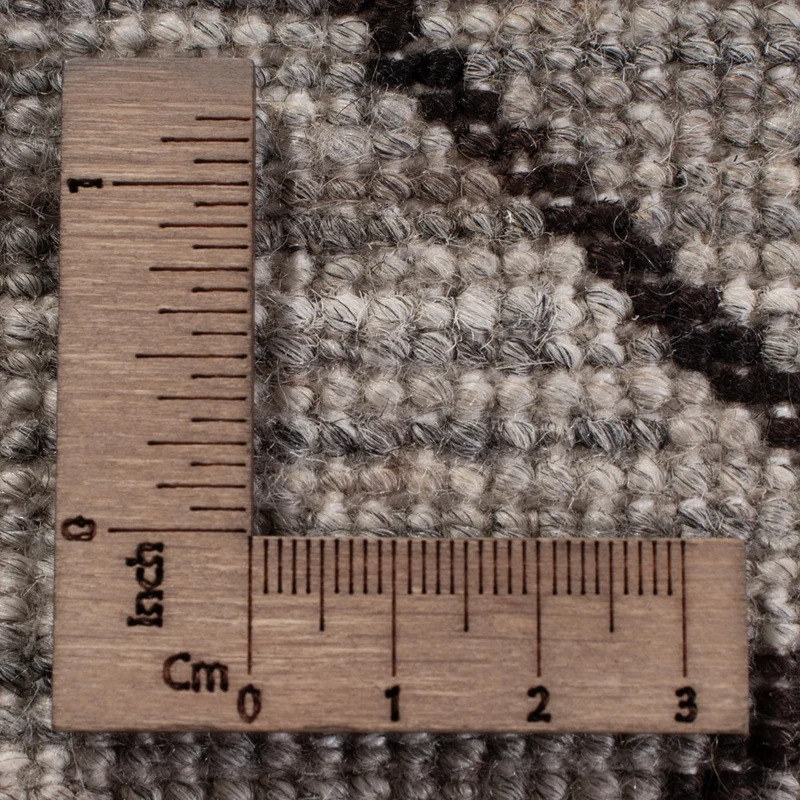 Berber Teppich 256x344cm - Wollteppich - dunkelgrau