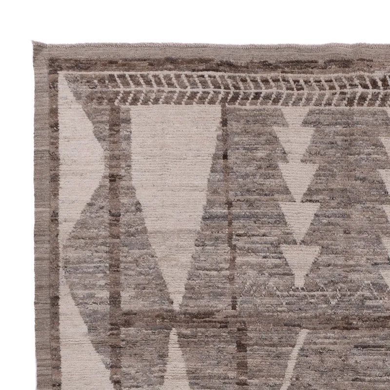 Berber Teppich 253x349cm - Wollteppich - dunkelgrau