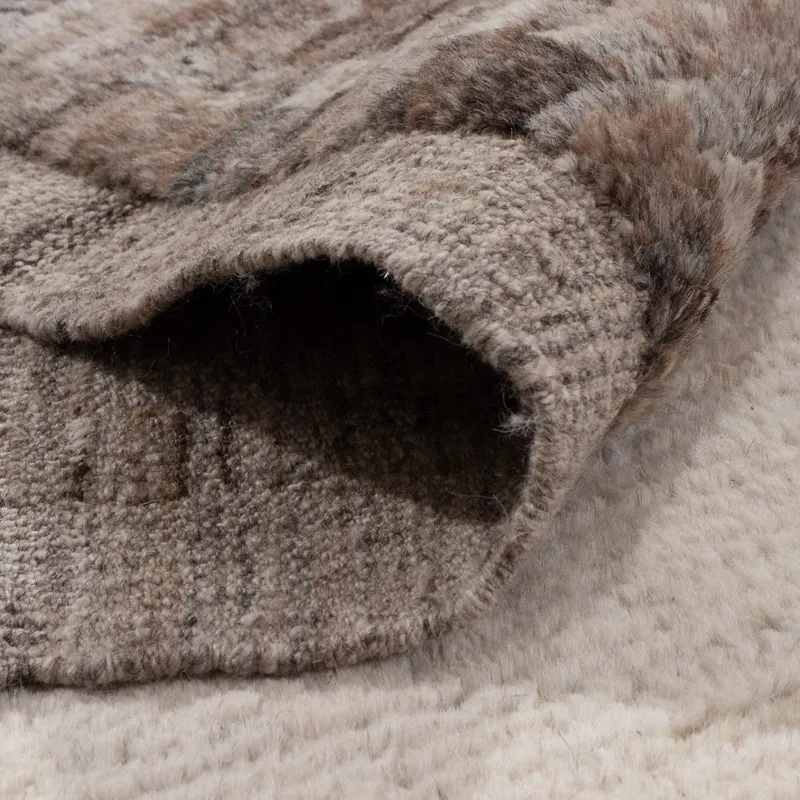 Berber Teppich 253x349cm - Wollteppich - dunkelgrau