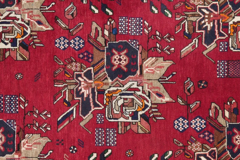 Afshar · Handgeknüpft – Rot, 182x136 cm