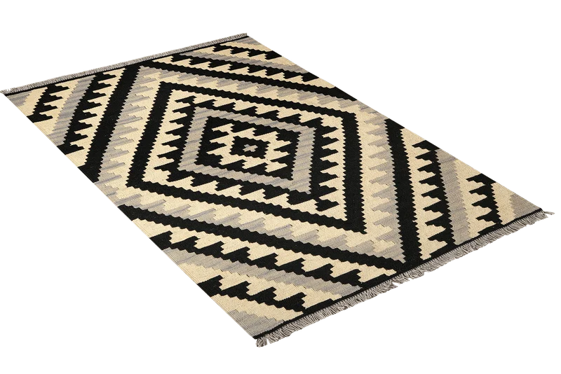 Kelim Gashgai · Handgewebt – Beige, 148x99 cm