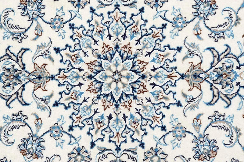 Nain 12La · Handgeknüpft – Beige, 195x119 cm