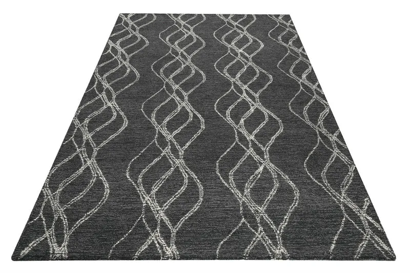Teppich Anthrazit aus Naturfasern "Hendrik" WECONhome