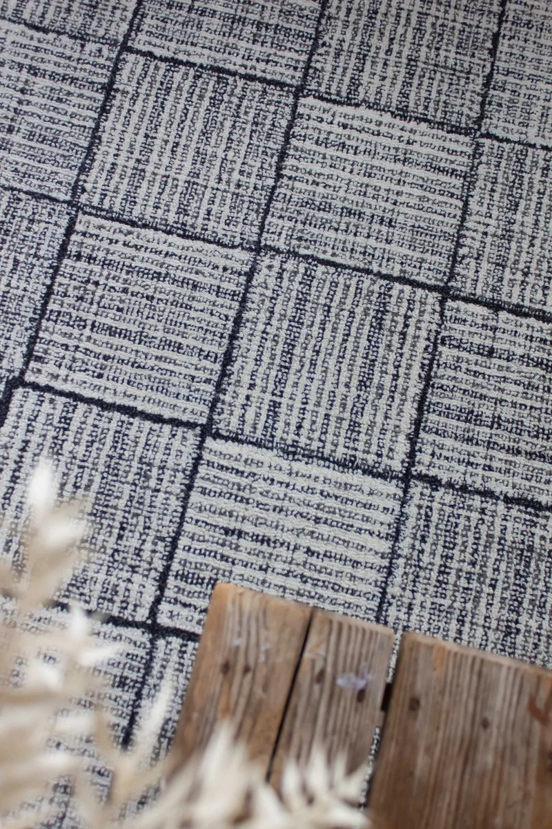 Teppich Hellgrau aus Naturfasern "Lasse" WECONhome