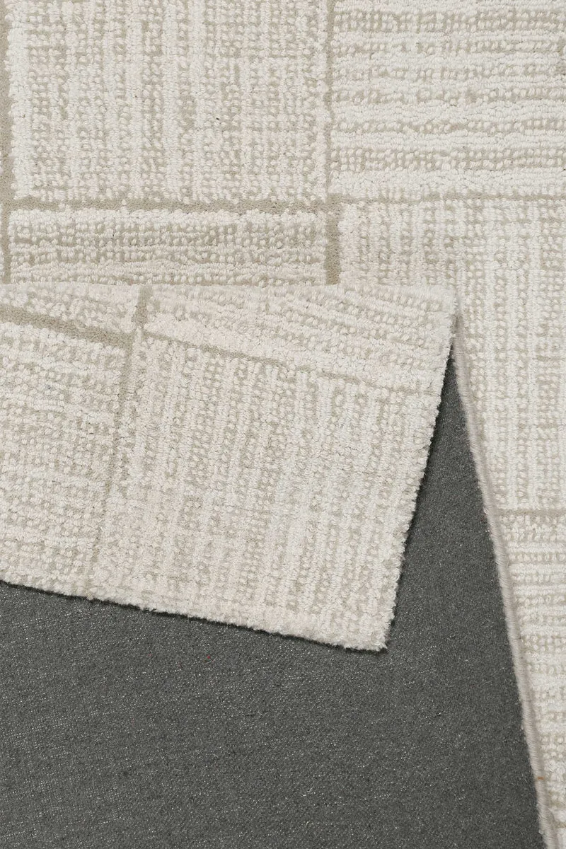 Teppich Creme Beige aus Naturfasern "Lasse" WECONhome