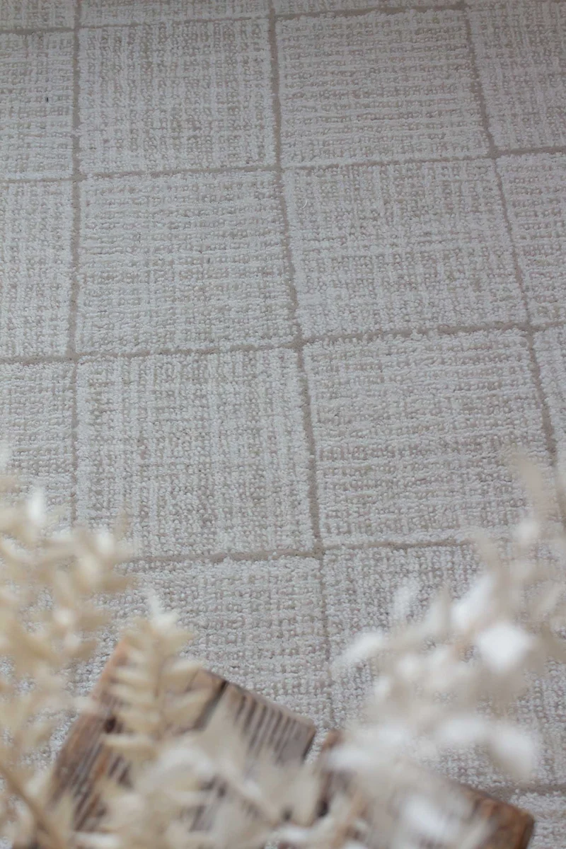 Teppich Creme Beige aus Naturfasern "Lasse" WECONhome