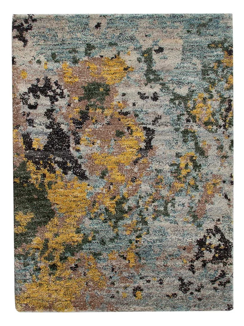 Gabbeh Teppich Indus 60x90cm - Wollteppich - mehrfarbig