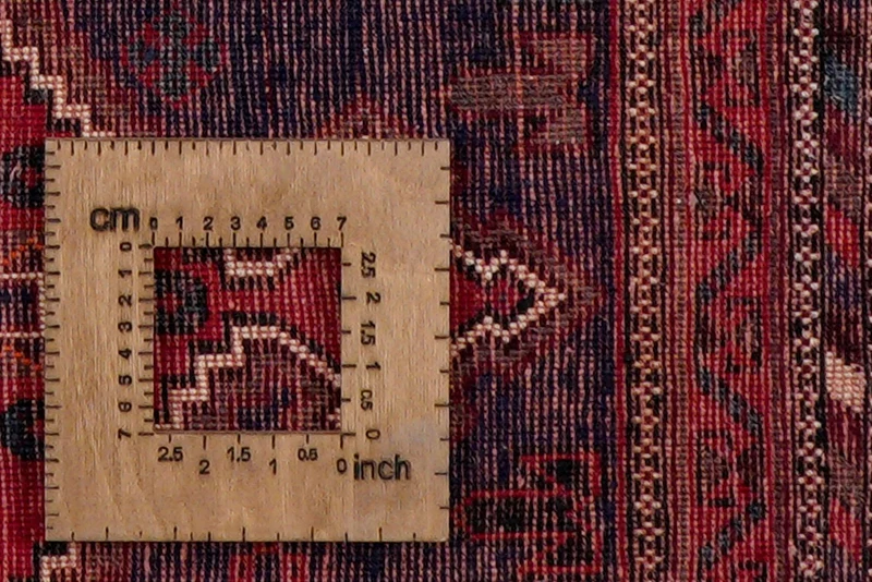 Afshar · Handgeknüpft – Blau, 241x176 cm