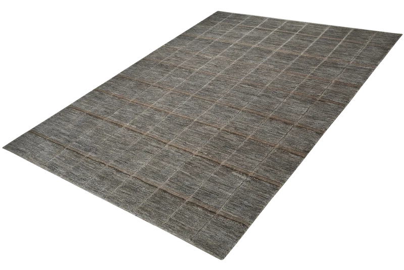 Gabbeh · Handgeknüpft – Grau, 282x208 cm