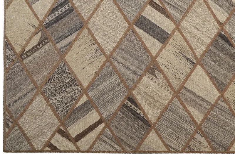 Kelim Tekkeh · Handgewebt – Beige, 240x170 cm