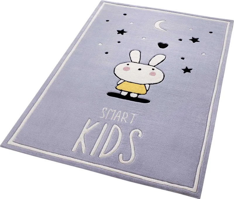 Kinderteppich Grau "Conny" Smart Kids