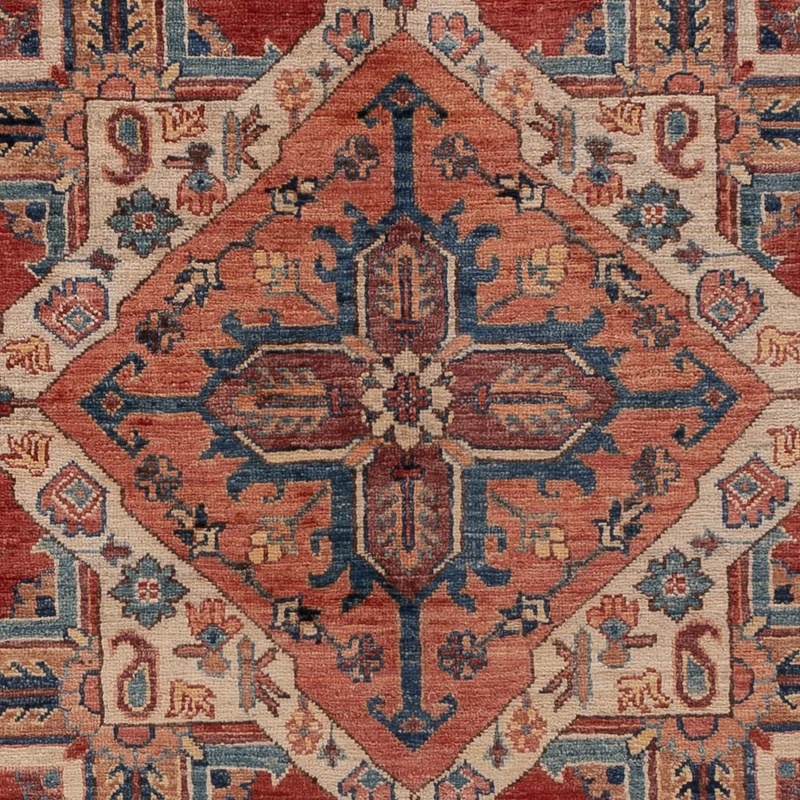 Kazak Teppich 190x256cm - Orientteppich - rot