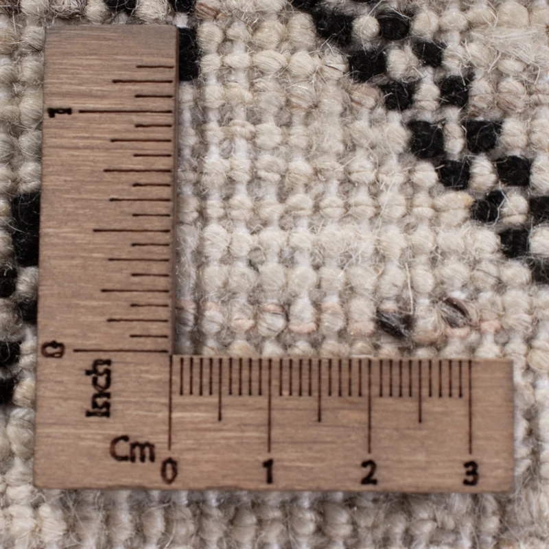 Berber Teppich 250x347cm - Wollteppich - dunkelgrau
