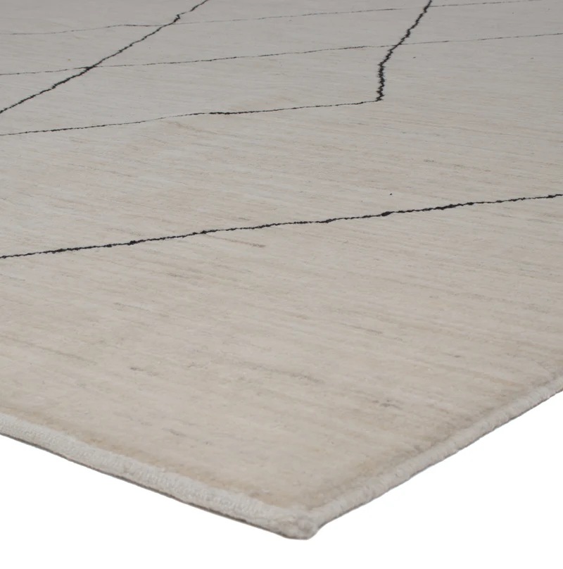 Berber Teppich 247x345cm - Wollteppich - grau
