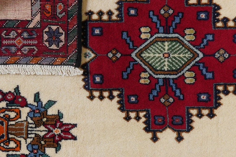 Afshar · Handgeknüpft – Beige, 113x73 cm