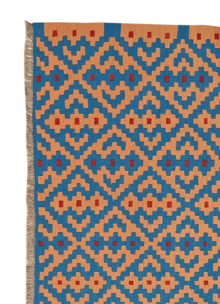 Kelim Gashgai · Handgewebt – Beige, 168x132 cm